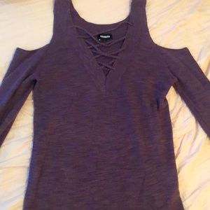 express purple long sleeve lace!